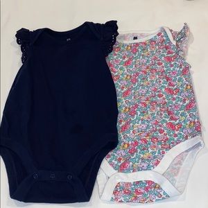 Bundle of two Baby Gap 18-24 Ruffle Bodysuit